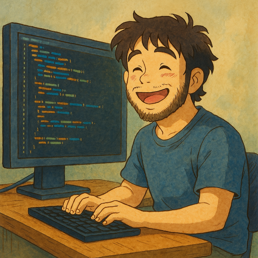 Desenvolvedor feliz